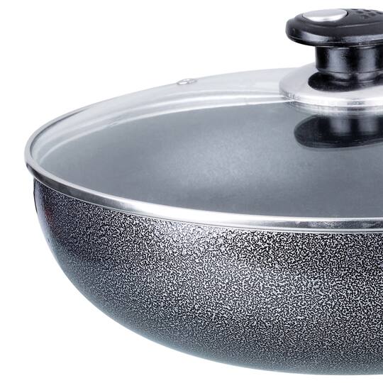 Brentwood 11" Nonstick Aluminum Wok with Lid